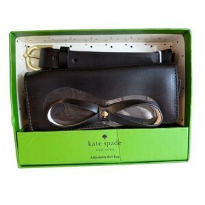 NWT Kate Spade Adjustable Belt Bag Black